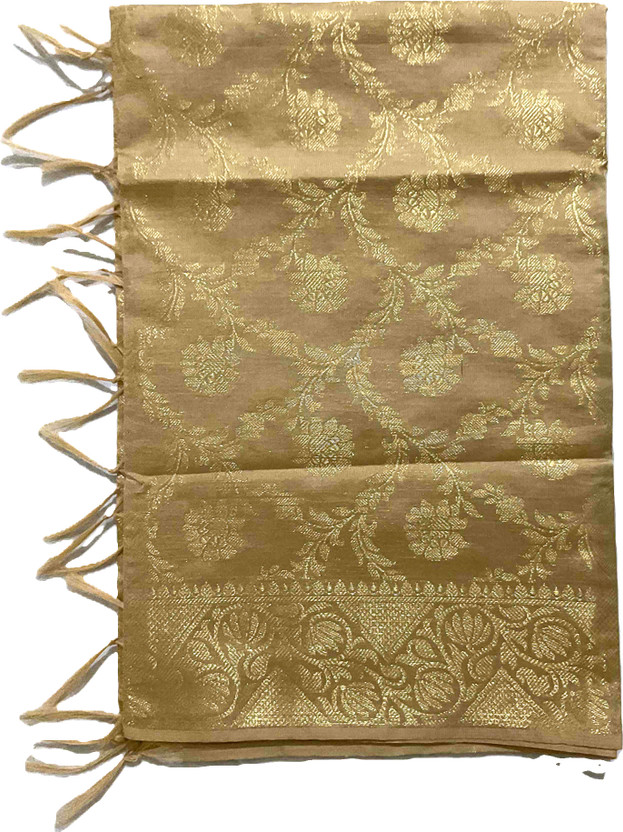 Golden Yellow Gota Patti Festive Chanderi Silk Dupatta