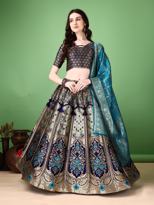 Dusty Peach Sequin Shimmer Sangeet Party Lehenga